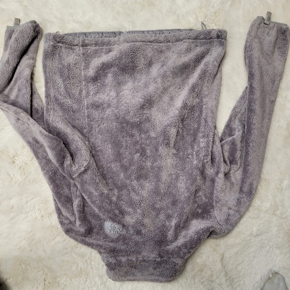 The North Face Osito Fleece Jacket L - Grey Furry Fuzzy - Picture 5 of 5